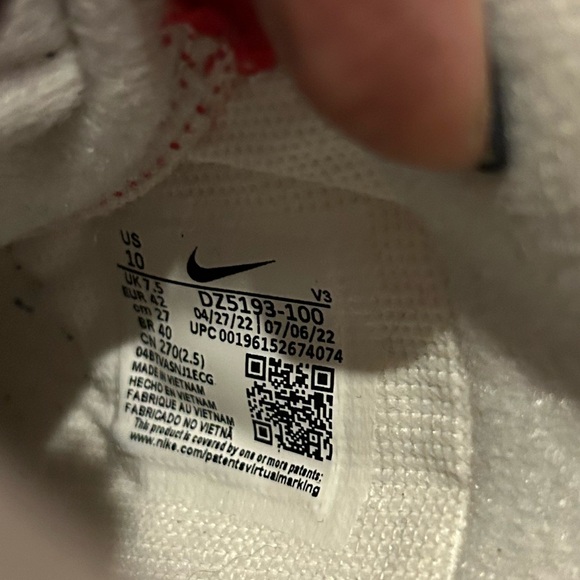 NIKE AIR FORCE 1 SHADOW WOMEN'S MULTI-COLOR SHOES. STYLE CODE: DZ5193 100 - Picture 7 of 7